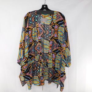 Melissa McCarthy Seven7 Tie Front Cardigan Size 2x